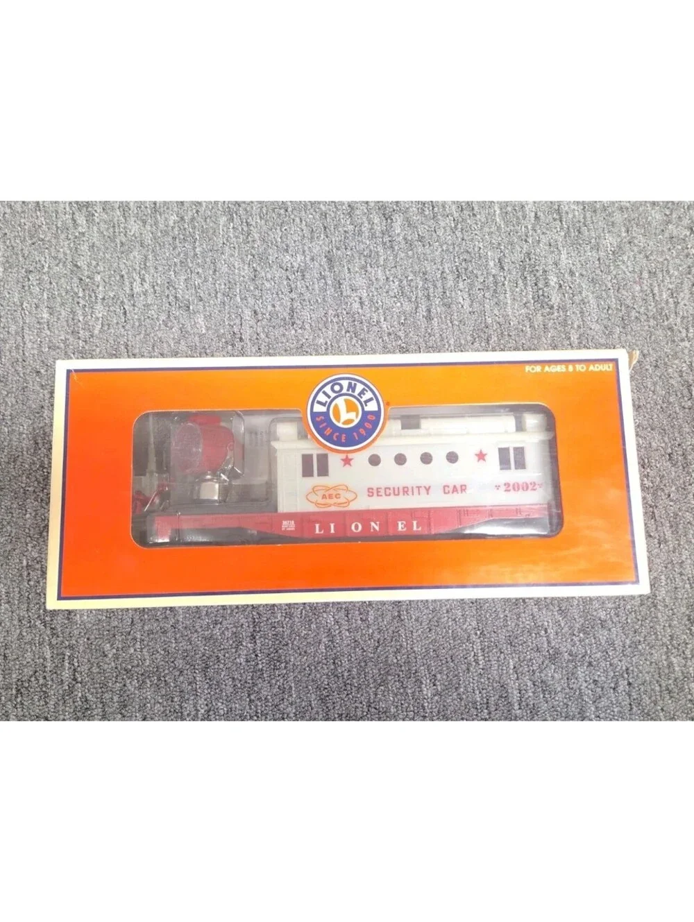 LIONEL #6-36718 AEC SECURITY OPERATING SEARCHLIGHT CABOOSE  0-027